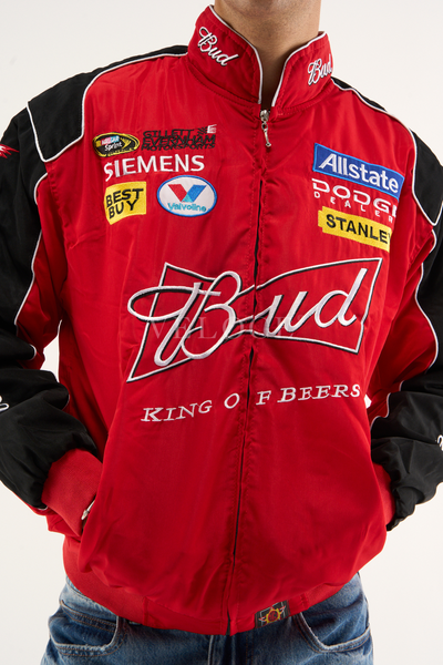 Budweiser Racing Vintage Jacket - NASCAR Red Edition