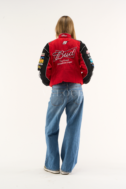 Budweiser Racing Vintage Jacket - NASCAR Red Edition
