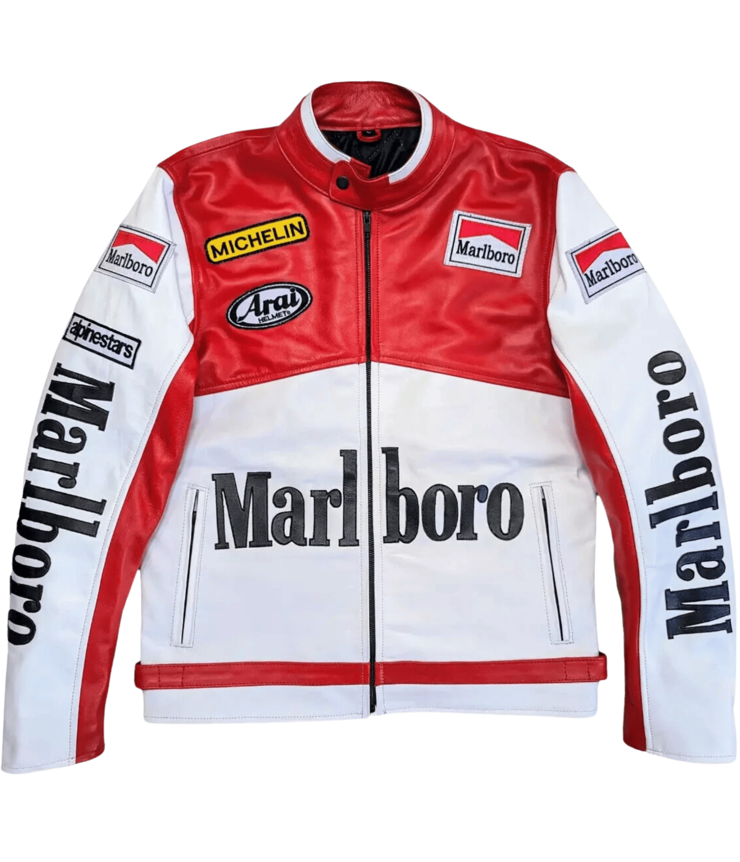 Marlboro Racing Leather Jacket - Classic Edition