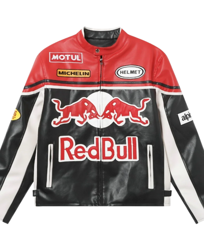 Red Bull Leather Racing Jacket