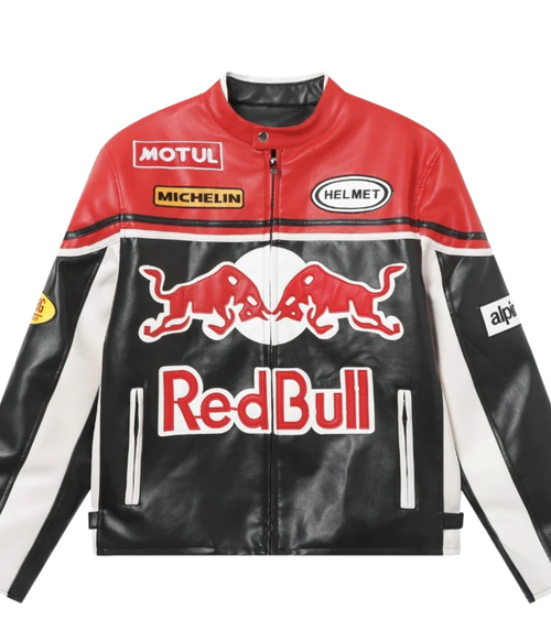 Red Bull Leather Racing Jacket