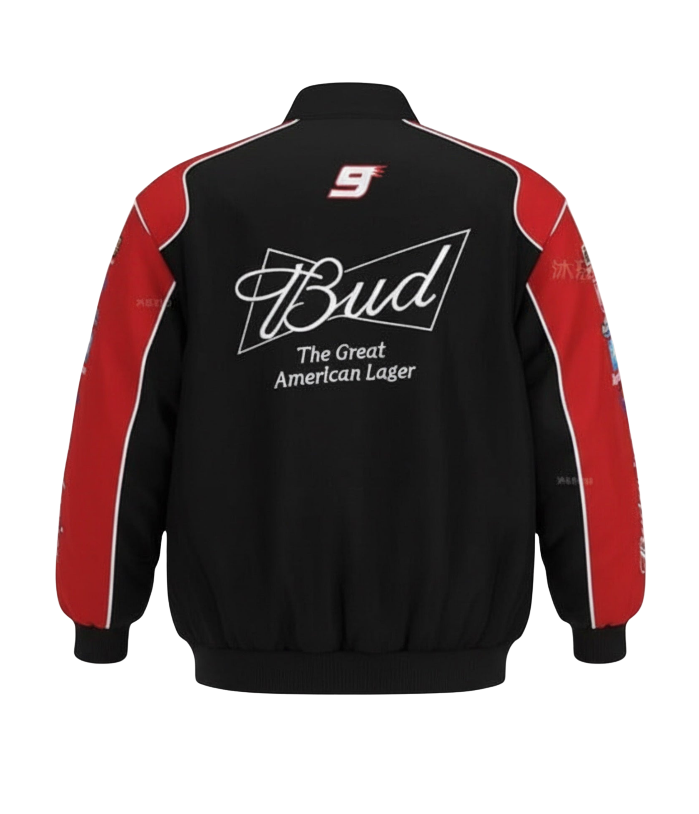 Budweiser Vintage Racing Jacket - NASCAR Black Edition