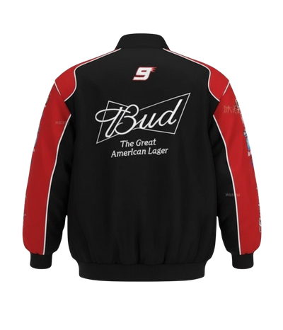 Budweiser Vintage Racing Jacket - NASCAR Black Edition