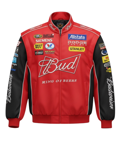 Budweiser Racing Vintage Jacket - NASCAR Red Edition
