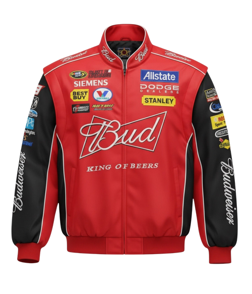 Budweiser Racing Vintage Jacket - NASCAR Red Edition