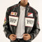 Ferrari F1 Vintage Leather Jacket - White Edition