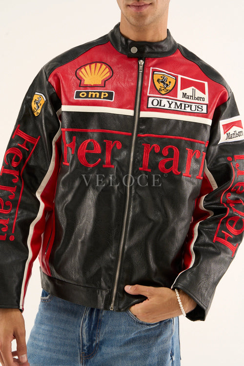 Ferrari F1 Leather Jacket - Olympus Edition