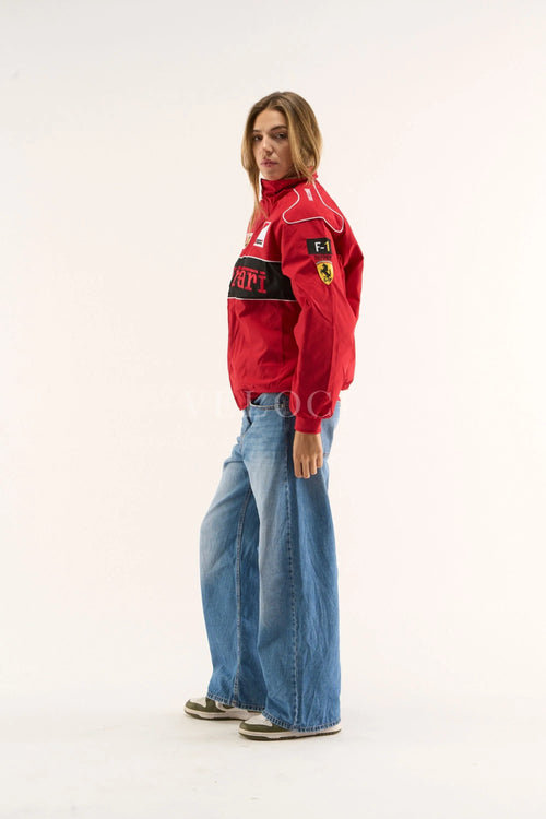 Ferrari F1 Vintage Racing Jacket - Red Edition