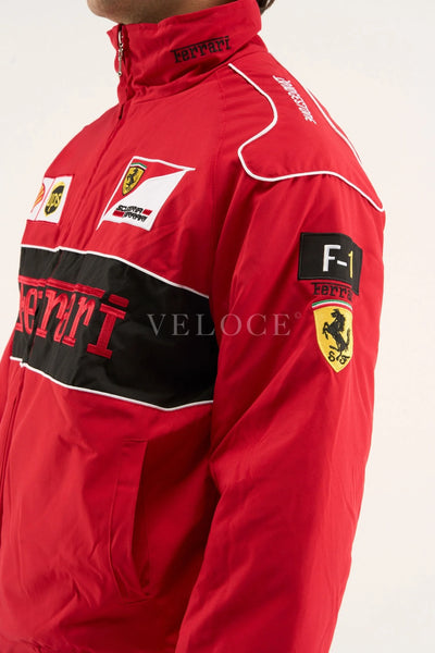 Ferrari F1 Vintage Racing Jacket - Red Edition