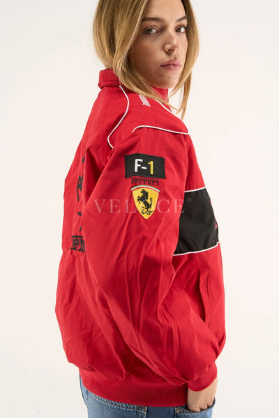 Ferrari F1 Vintage Racing Jacket - Red Edition