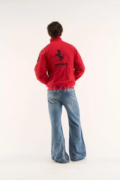 Ferrari F1 Vintage Racing Jacket - Red Edition