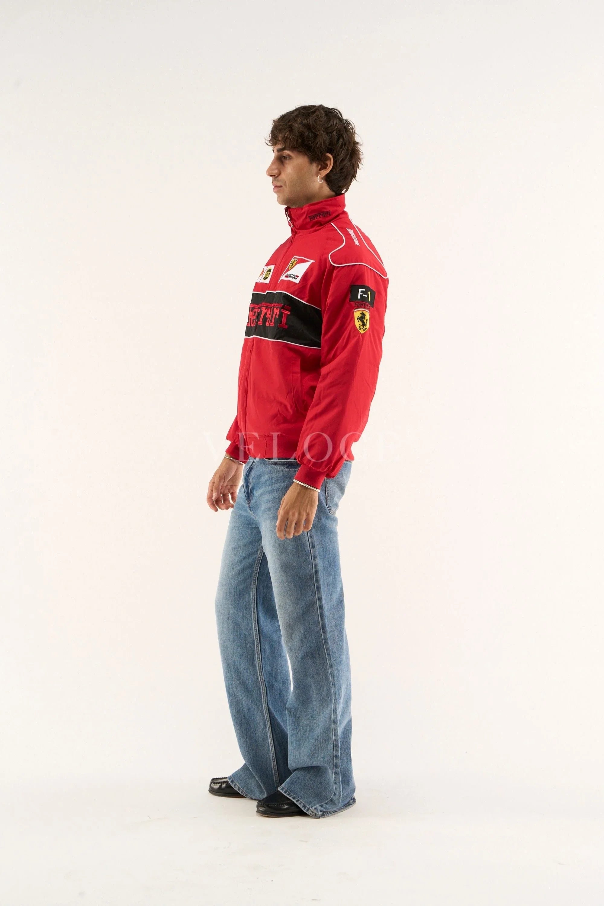 Ferrari F1 Vintage Racing Jacket - Red Edition