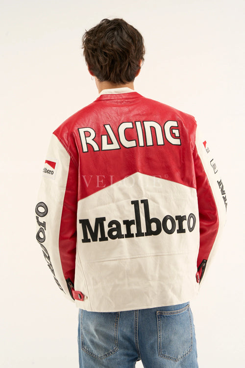 Marlboro Racing Leather Jacket - Classic Edition