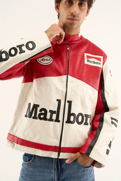 Marlboro Racing Leather Jacket - Classic Edition