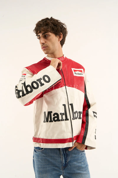Marlboro Racing Leather Jacket - Classic Edition