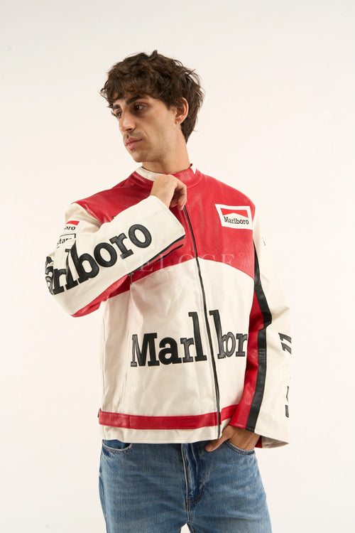 Marlboro Racing Leather Jacket - Classic Edition