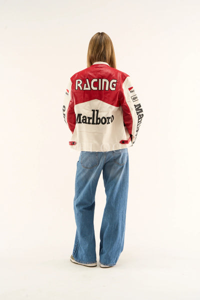 Marlboro Racing Leather Jacket - Classic Edition