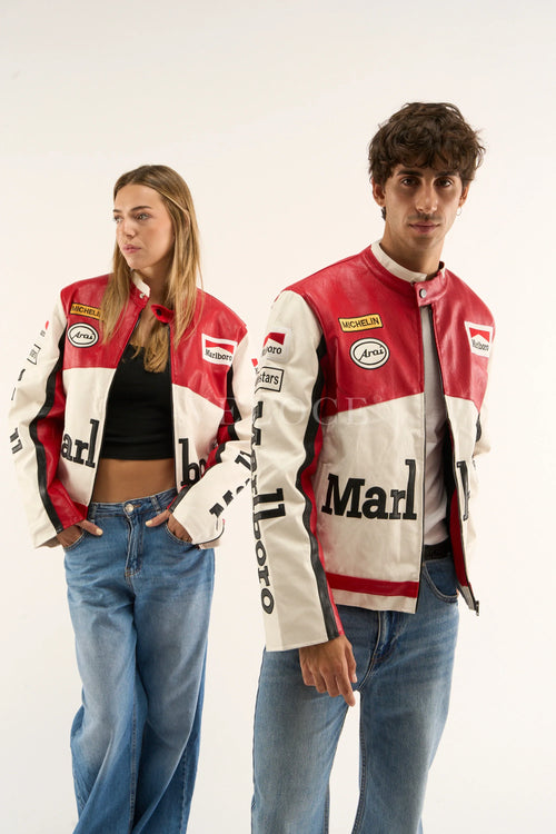 Marlboro Racing Leather Jacket - Classic Edition
