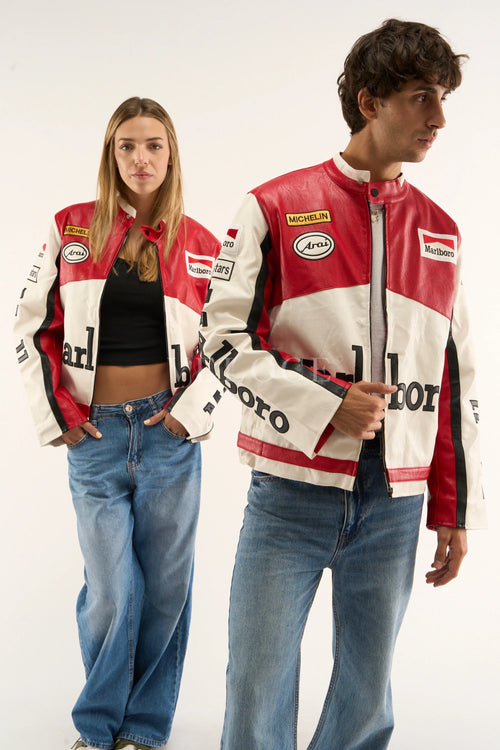 Marlboro Racing Leather Jacket - Classic Edition