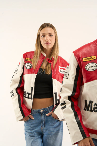 Marlboro Racing Leather Jacket - Classic Edition
