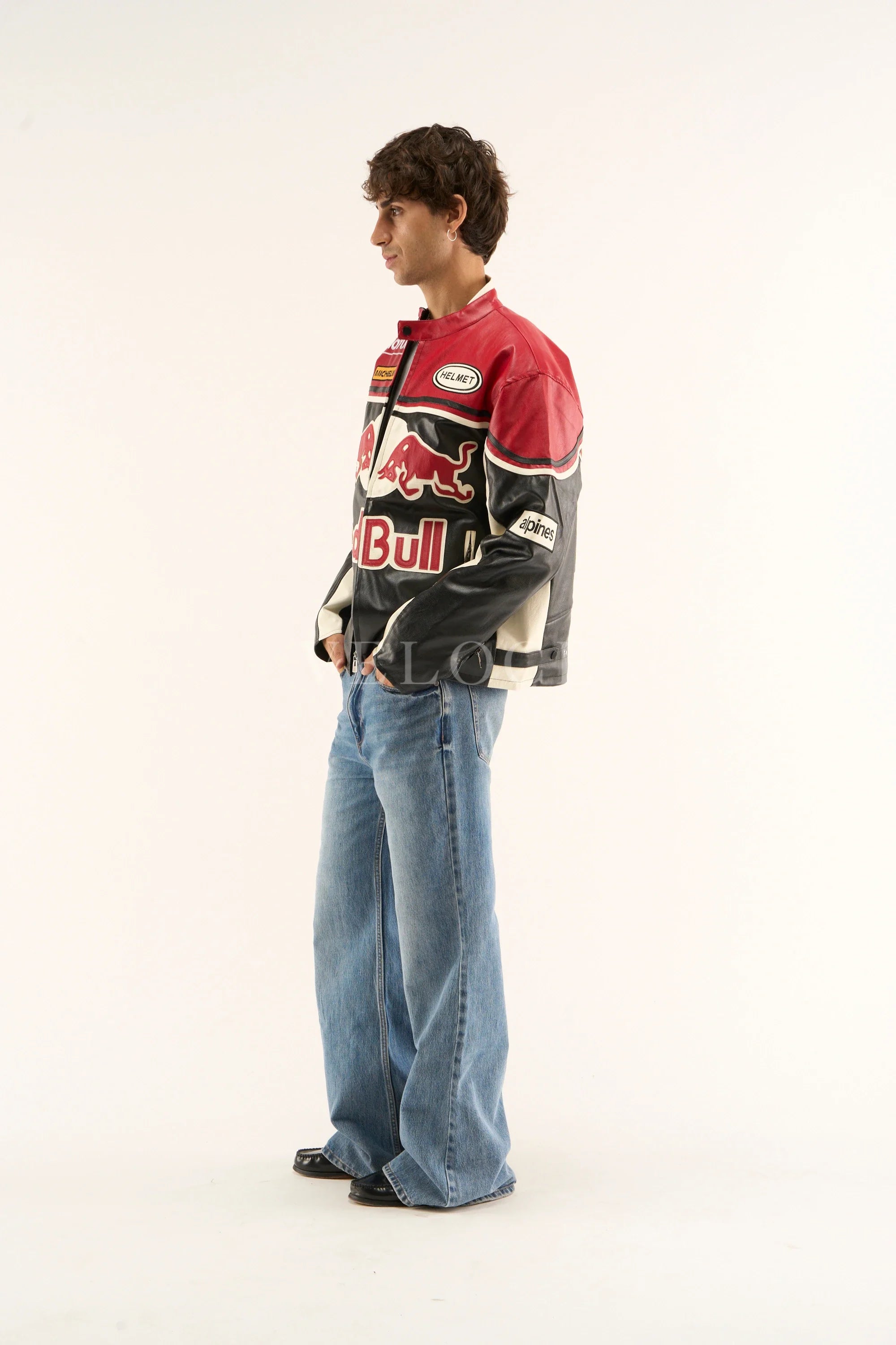 Red Bull Leather Racing Jacket