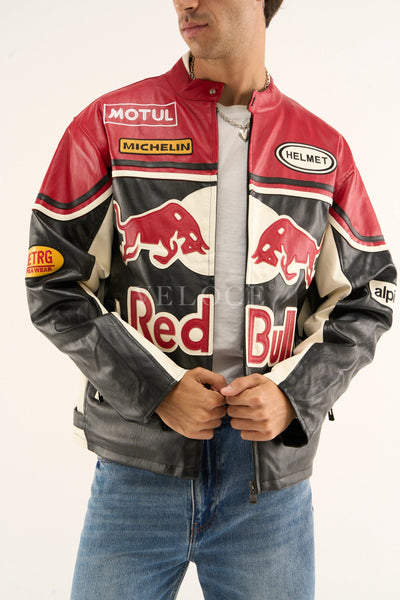 Red Bull Leather Racing Jacket