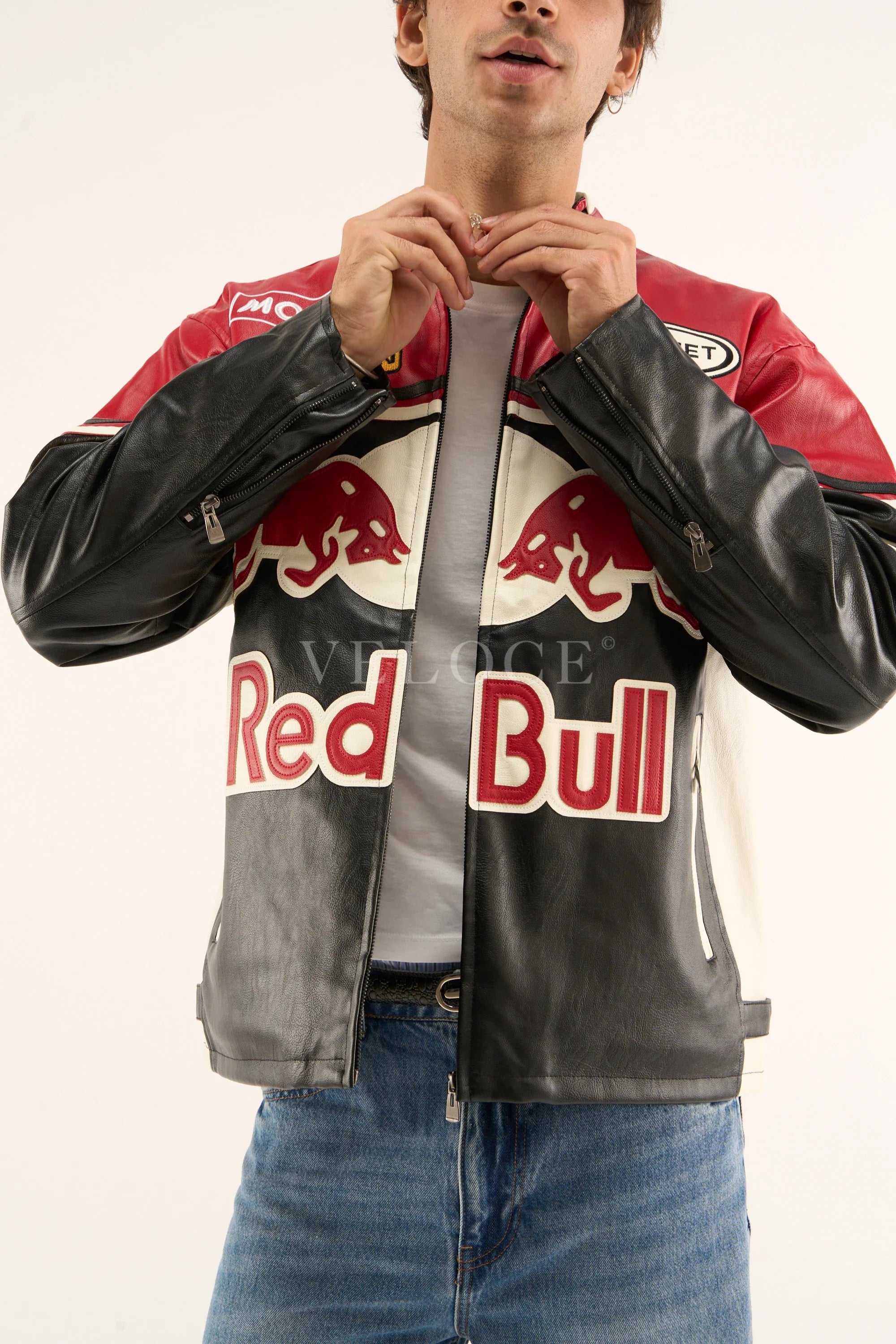 Red Bull Leather Racing Jacket
