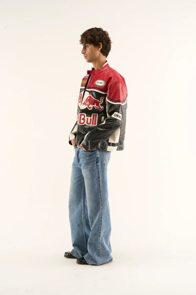 Red Bull Leather Racing Jacket
