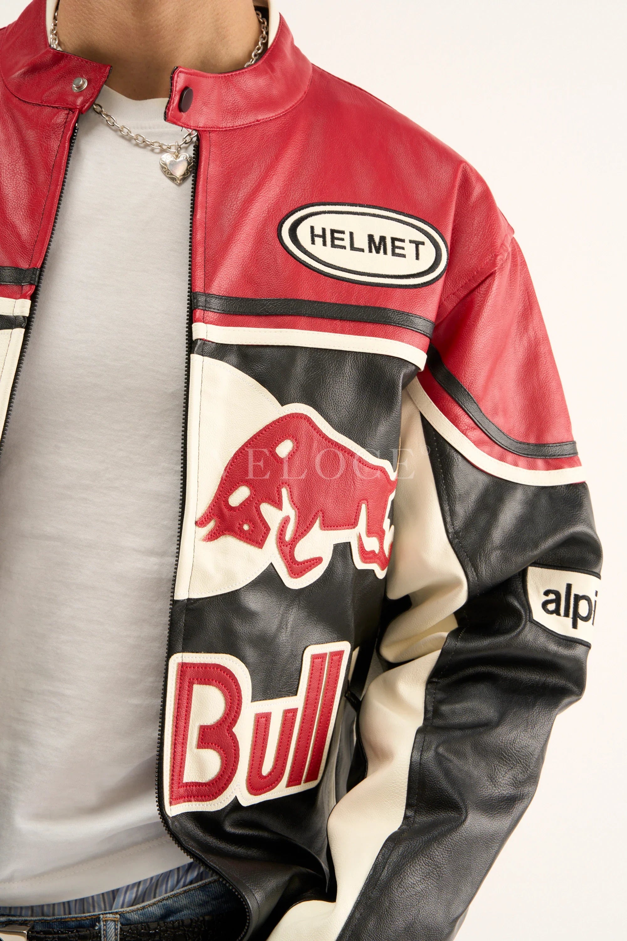 Red Bull Leather Racing Jacket