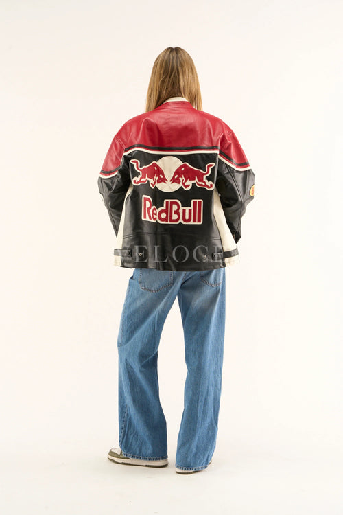 Red Bull Leather Racing Jacket